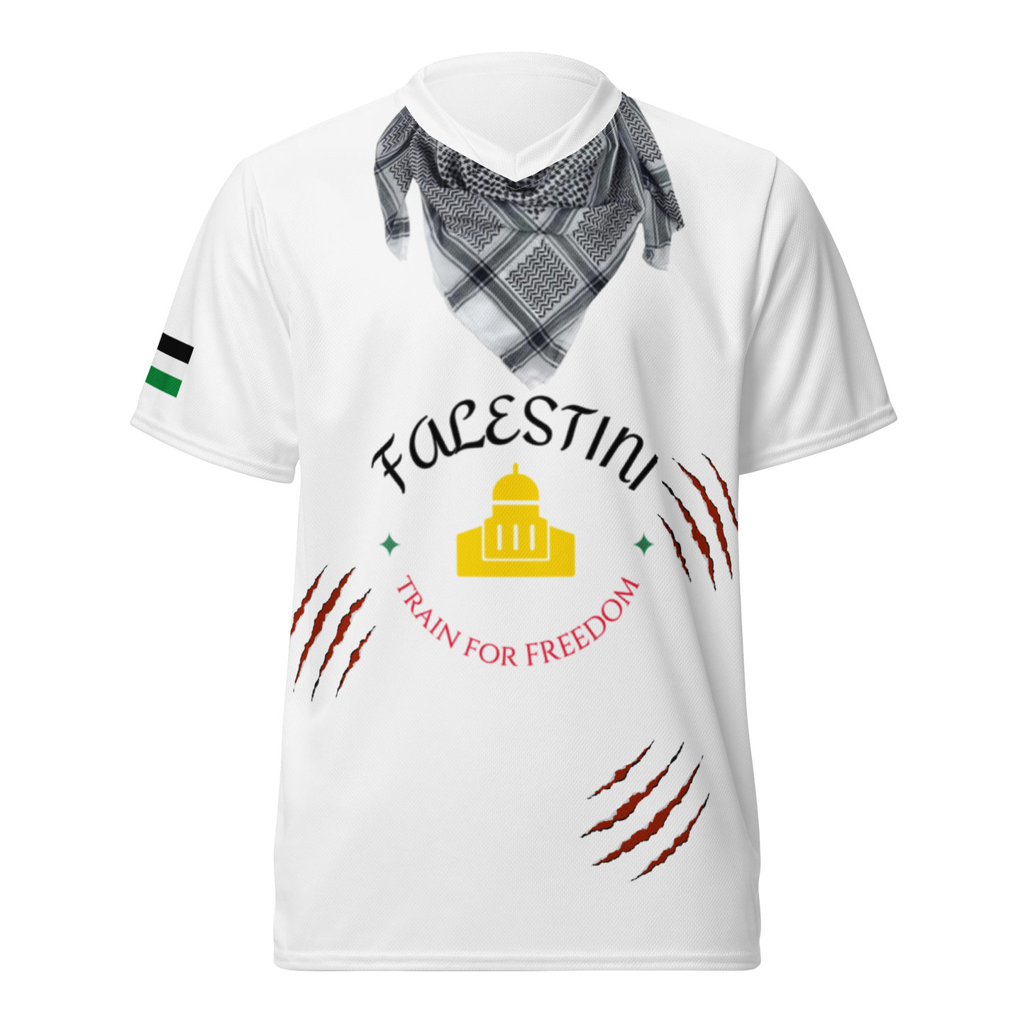 Falestini Recycled unisex sports jersey