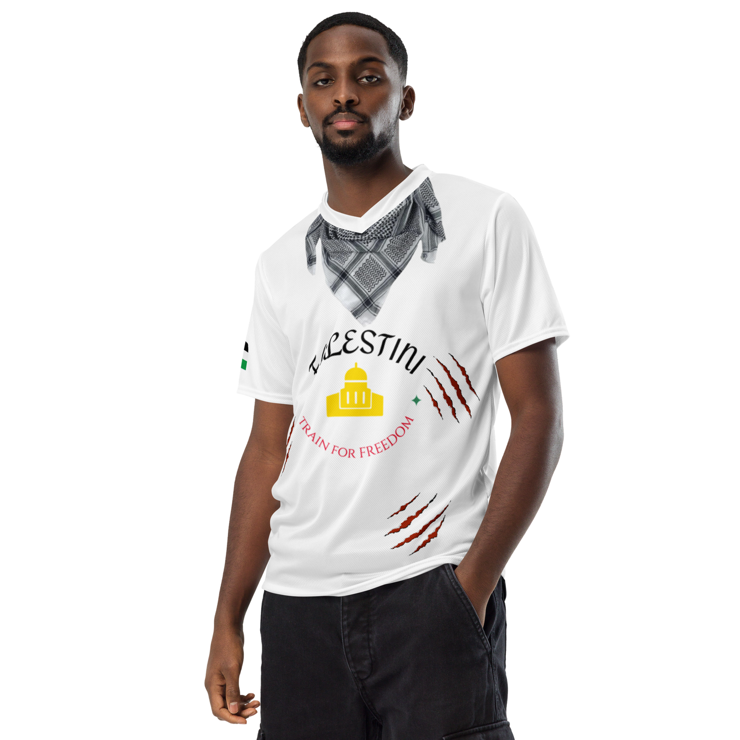 Falestini Recycled unisex sports jersey